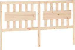 vidaXL - Hoofdbord - 165,5x4x100 - cm - massief - grenenhout