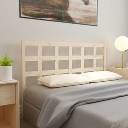 vidaXL - Hoofdbord - 165,5x4x100 - cm - massief - grenenhout