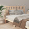 vidaXL - Hoofdbord - 165,5x4x100 - cm - massief - grenenhout