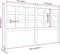 vidaXL - Hoofdbord - 165,5x4x100 - cm - massief - grenenhout