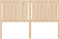 vidaXL - Hoofdbord - 165,5x4x100 - cm - massief - grenenhout