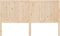 vidaXL - Hoofdbord - 165,5x4x100 - cm - massief - grenenhout