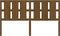 vidaXL - Hoofdbord - 165,5x4x100 - cm - massief - grenenhout - honingbruin