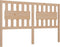 vidaXL - Hoofdbord - 165,5x4x100 - cm - massief - grenenhout