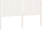 vidaXL - Hoofdbord - 165,5x4x100 - cm - massief - grenenhout - wit