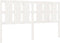 vidaXL - Hoofdbord - 165,5x4x100 - cm - massief - grenenhout - wit