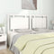 vidaXL - Hoofdbord - 165,5x4x100 - cm - massief - grenenhout - wit