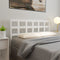 vidaXL - Hoofdbord - 165,5x4x100 - cm - massief - grenenhout - wit