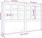 vidaXL - Hoofdbord - 165,5x4x100 - cm - massief - grenenhout - wit
