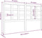 vidaXL - Hoofdbord - 165,5x4x100 - cm - massief - grenenhout - zwart