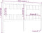 vidaXL - Hoofdbord - 165,5x4x100 - cm - massief - grenenhout - zwart