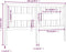 vidaXL - Hoofdbord - 166x4x100 - cm - massief - grenenhout - grijs