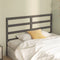vidaXL - Hoofdbord - 166x4x100 - cm - massief - grenenhout - grijs