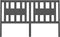 vidaXL - Hoofdbord - 166x4x100 - cm - massief - grenenhout - grijs
