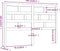 vidaXL - Hoofdbord - 166x4x100 - cm - massief - grenenhout - grijs