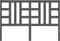 vidaXL - Hoofdbord - 166x4x100 - cm - massief - grenenhout - grijs