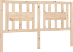vidaXL - Hoofdbord - 166x4x100 - cm - massief - grenenhout