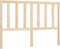 vidaXL - Hoofdbord - 166x4x100 - cm - massief - grenenhout