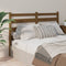 vidaXL - Hoofdbord - 166x4x100 - cm - massief - grenenhout - honingbruin