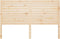 vidaXL - Hoofdbord - 166x4x100 - cm - massief - grenenhout