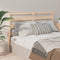 vidaXL - Hoofdbord - 166x4x100 - cm - massief - grenenhout
