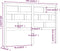 vidaXL - Hoofdbord - 166x4x100 - cm - massief - grenenhout - honingbruin