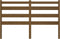 vidaXL - Hoofdbord - 166x4x100 - cm - massief - grenenhout - honingbruin