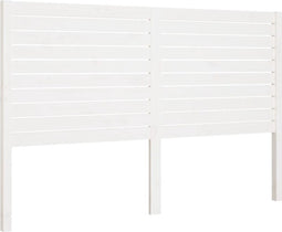 vidaXL - Hoofdbord - 166x4x100 - cm - massief - grenenhout - wit