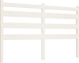 vidaXL - Hoofdbord - 166x4x100 - cm - massief - grenenhout - wit