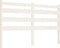 vidaXL - Hoofdbord - 166x4x100 - cm - massief - grenenhout - wit