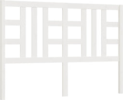 vidaXL - Hoofdbord - 166x4x100 - cm - massief - grenenhout - wit
