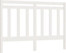 vidaXL - Hoofdbord - 166x4x100 - cm - massief - grenenhout - wit