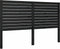 vidaXL - Hoofdbord - 166x4x100 - cm - massief - grenenhout - zwart