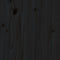vidaXL - Hoofdbord - 166x4x100 - cm - massief - grenenhout - zwart
