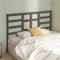 vidaXL - Hoofdbord - 166x4x104 - cm - massief - grenenhout - grijs