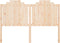 vidaXL - Hoofdbord - 166x4x110 - cm - massief - grenenhout