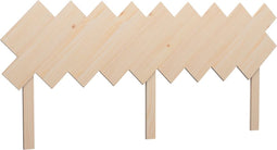 vidaXL - Hoofdbord - 178x3x80,5 - cm - massief - grenenhout