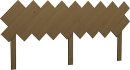 vidaXL - Hoofdbord - 178x3x80,5 - cm - massief - grenenhout - honingbruin