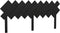vidaXL - Hoofdbord - 178x3x80,5 - cm - massief - grenenhout - zwart