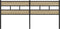 vidaXL - Hoofdbord - 180 - cm - ijzer - en - bewerkt - hout - sonoma - eikenkleurig