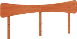 vidaXL - Hoofdbord - 180 - cm - massief - grenenhout - wasbruin
