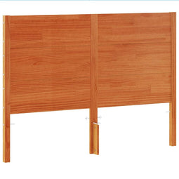 vidaXL - Hoofdbord - 180 - cm - massief - grenenhout - wasbruin