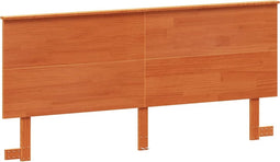 vidaXL - Hoofdbord - 180 - cm - massief - grenenhout - wasbruin