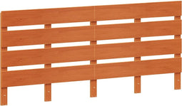 vidaXL - Hoofdbord - 180 - cm - massief - grenenhout - wasbruin