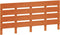 vidaXL - Hoofdbord - 180 - cm - massief - grenenhout - wasbruin