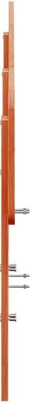 vidaXL - Hoofdbord - 180 - cm - massief - grenenhout - wasbruin