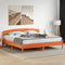 vidaXL - Hoofdbord - 180 - cm - massief - grenenhout - wasbruin