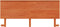 vidaXL - Hoofdbord - 180 - cm - massief - grenenhout - wasbruin
