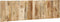 vidaXL - Hoofdbord - 180 - cm - massief - ruw - mangohout
