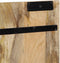 vidaXL - Hoofdbord - 180 - cm - massief - ruw - mangohout